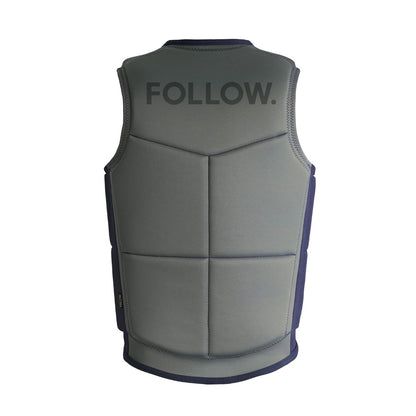 Follow Section Comp Wake Vest in Navy/Grey
