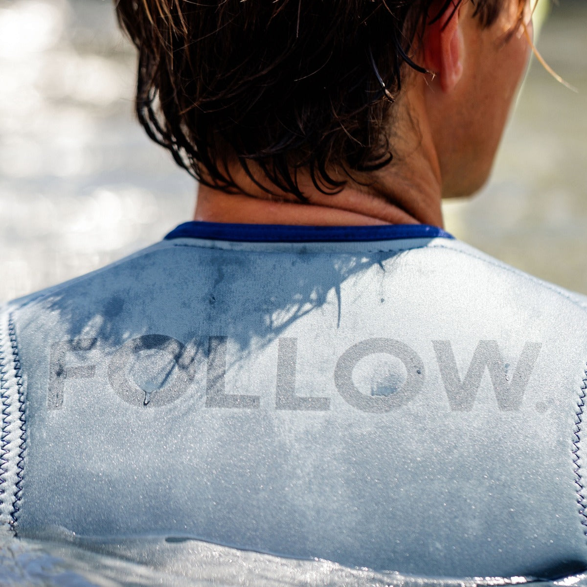 Follow Section Comp Wake Vest in Navy/Grey