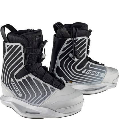 Ronix One Wakeboard Bindings 2026 - Silver Reflective