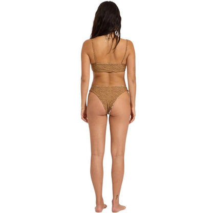 Sisstr Floral Folks Reversible Triangle Bikini Top in Kona - BoardCo
