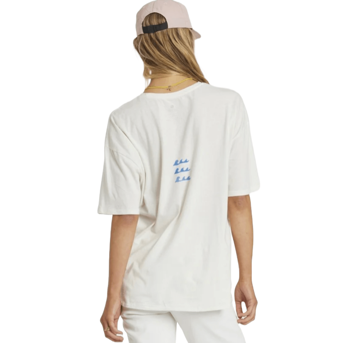 Sisstr Kickin It Slouch Short Sleeve Tee in Vintage White - BoardCo