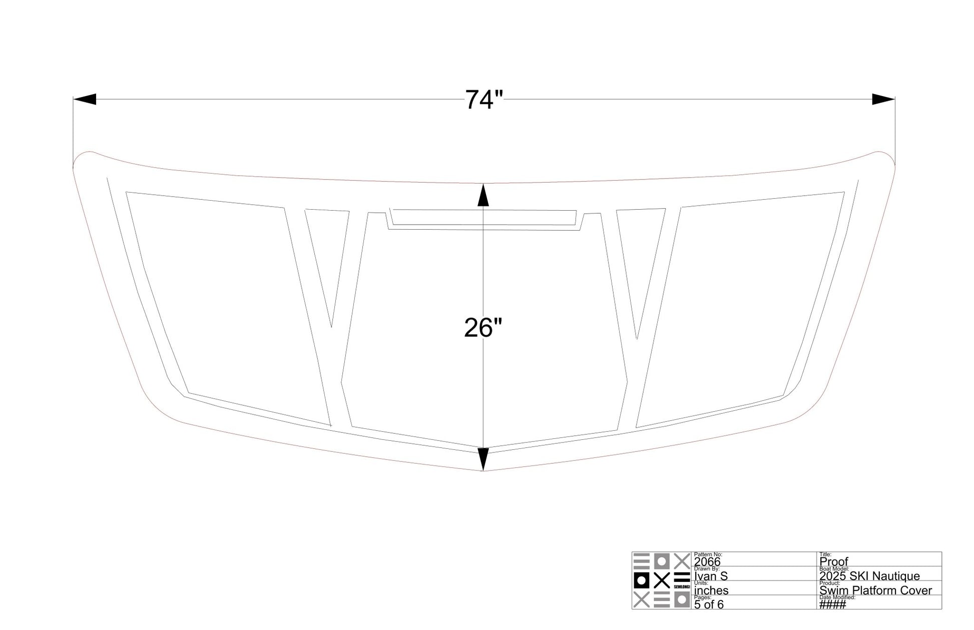 Ski Nautique Swim Platform Cover - BoardCo