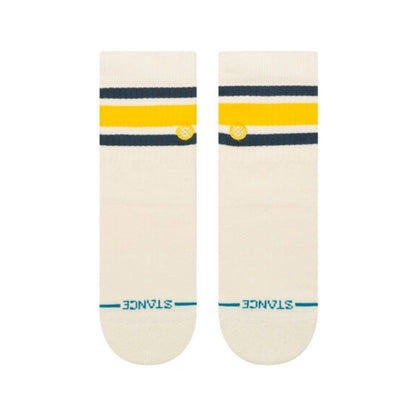Stance Boyd QTR Socks in Cream - BoardCo