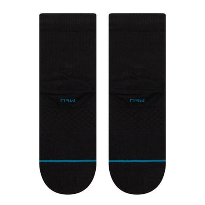 Stance Icon Quarter Socks in Black - BoardCo