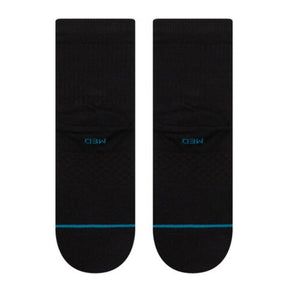 Stance Icon Quarter Socks in Black - BoardCo