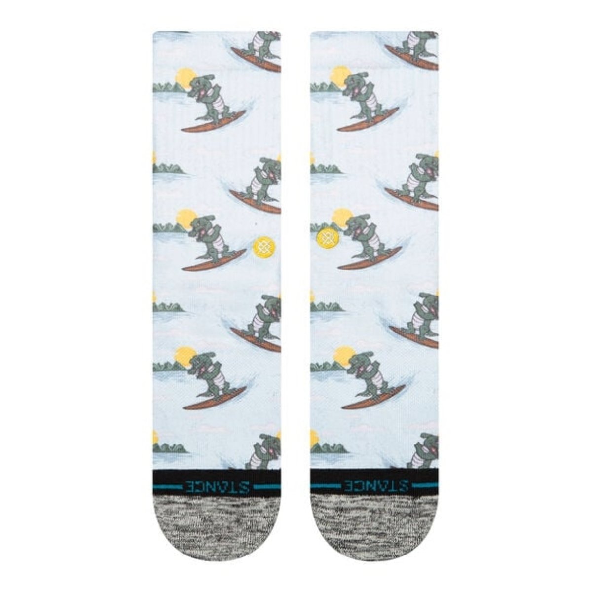 Stance Later Gator Crew Socks in Light Blue - BoardCo
