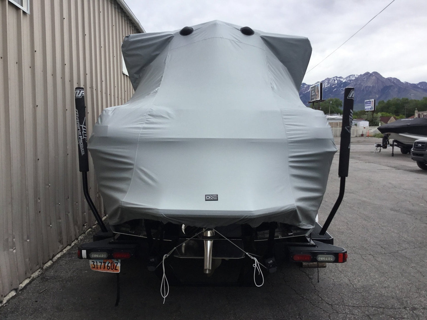 Supra SA With Roswell Pro Edge Tower and Factory bimini Double Up Storage Cover - BoardCo