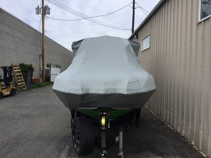 Supra SA With Roswell Pro Edge Tower and Factory bimini Double Up Storage Cover - BoardCo