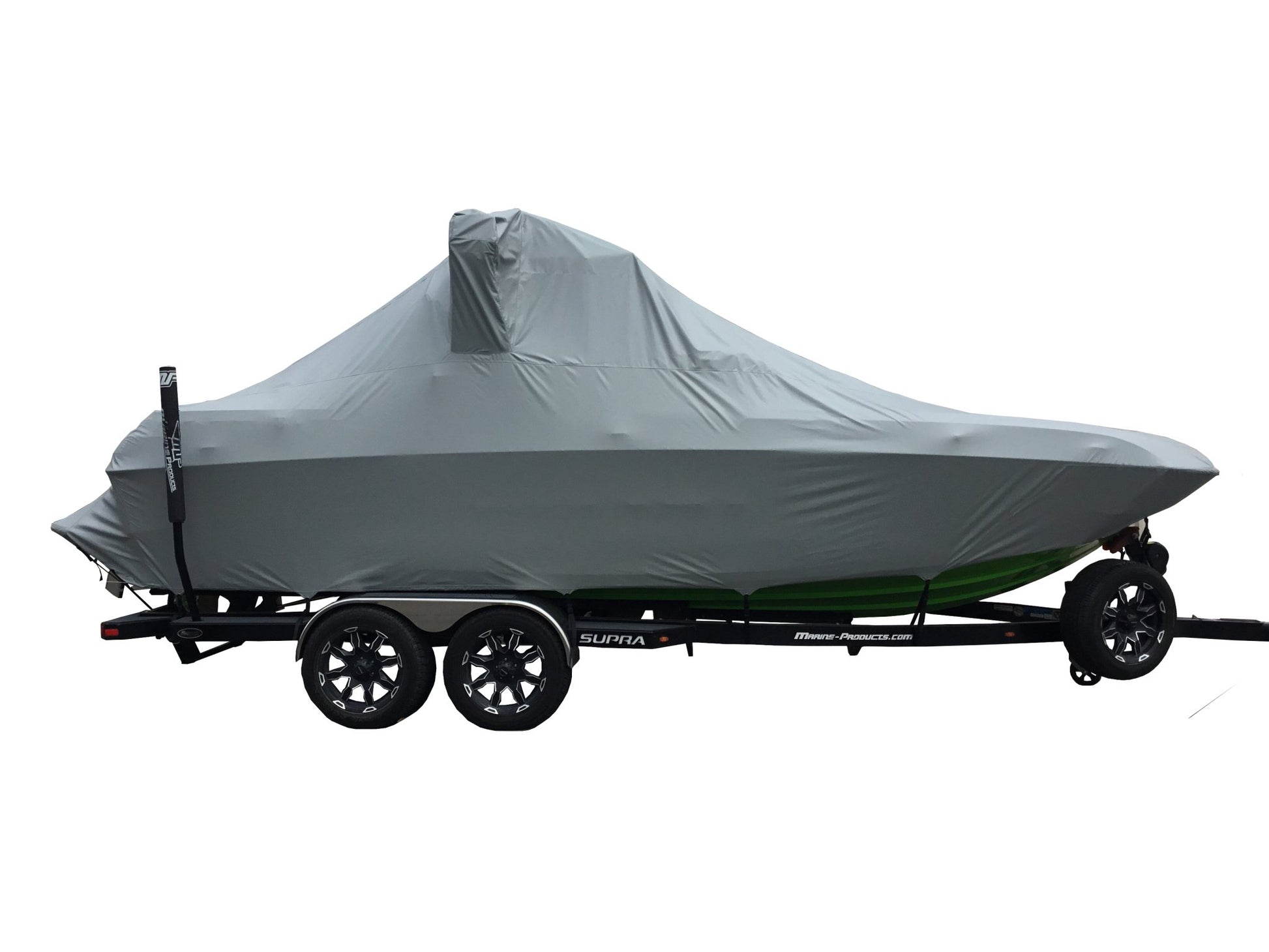 Supra SA With Roswell Pro Edge Tower and Factory bimini Double Up Storage Cover - BoardCo