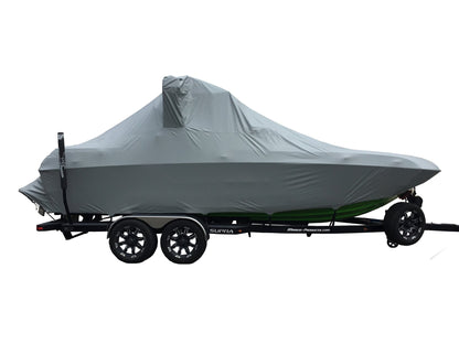 Supra SA With Roswell Pro Edge Tower and Factory bimini Double Up Storage Cover - BoardCo