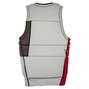 Ronix Supreme Comp Wake Vest in Grey / Maroon