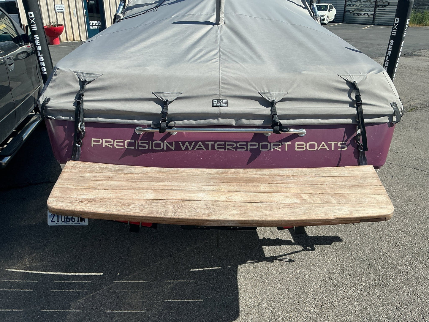 Tige Teak Swim Platform Cover - BoardCo