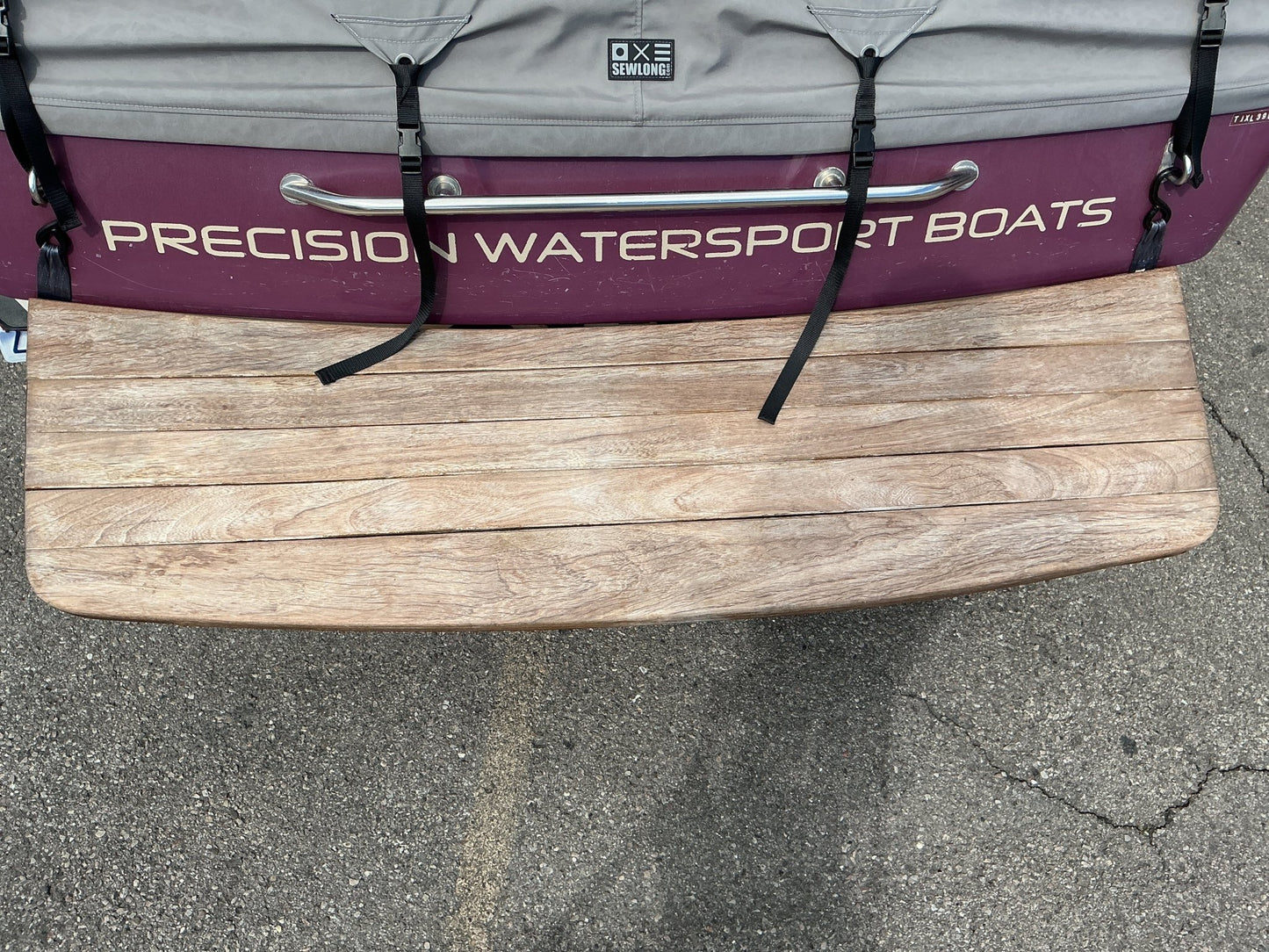 Tige Teak Swim Platform Cover - BoardCo