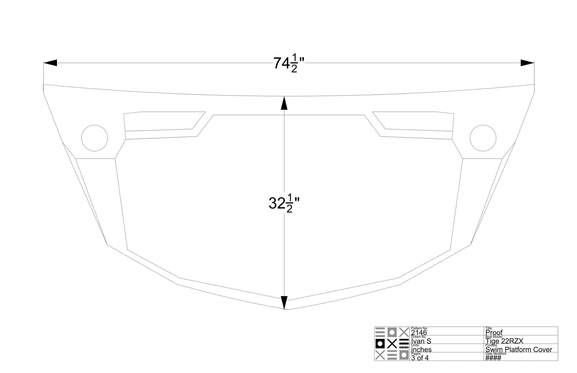 Tige Ultra Cup Holder Swim Platform Cover - BoardCo