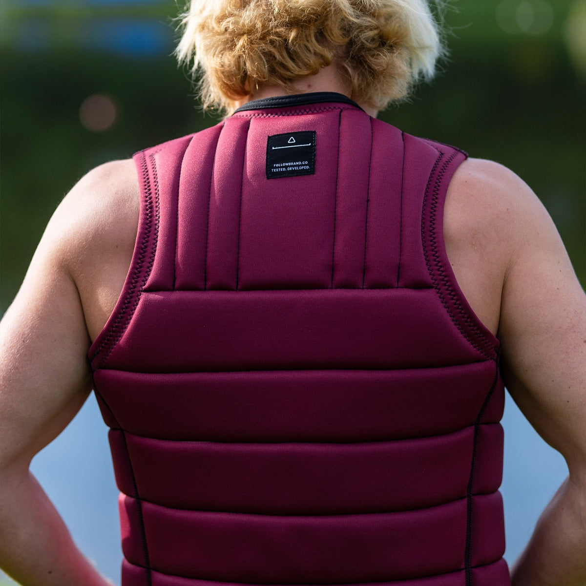 Follow Total Men's Comp Wake Vest in Maroon