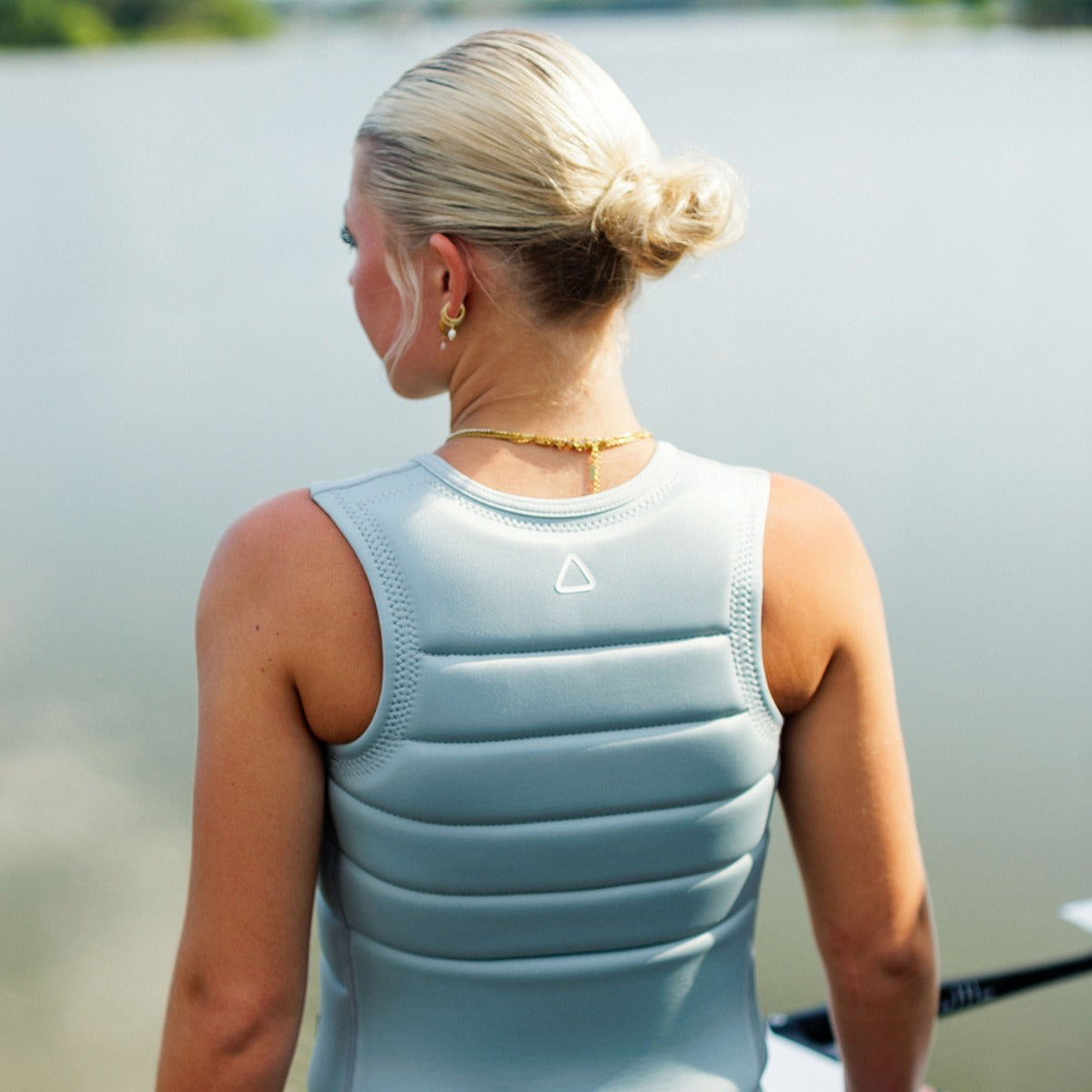 Follow Total Ladies Comp Wake Vest in Silver