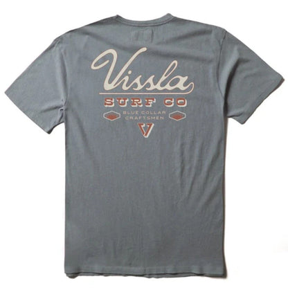 Vissla Craftsman Tee in Blue Haze - BoardCo