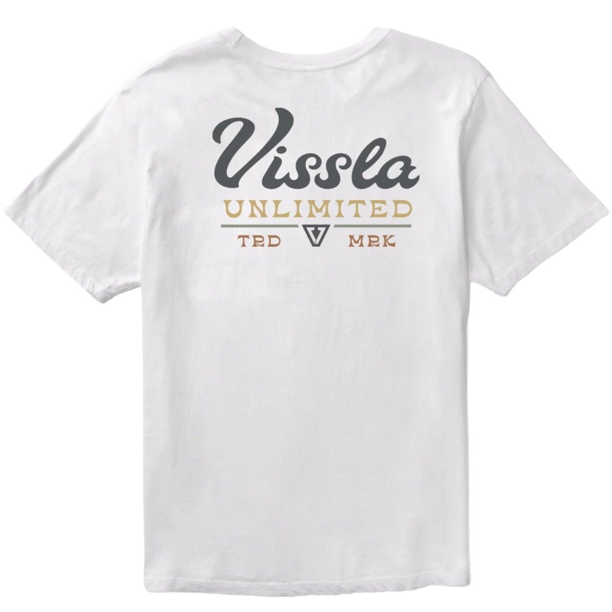 Vissla Craftsman Tee in White - BoardCo