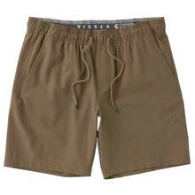 Vissla Hemp No See Ums Eco 18" Elastic Hybrid Shorts in Rubber - BoardCo