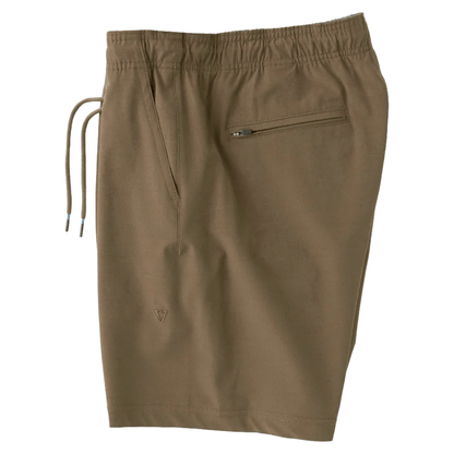 Vissla Hemp No See Ums Eco 18" Elastic Hybrid Shorts in Rubber - BoardCo