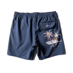 Vissla Le'Ahi 16.5" Ecolastic Boardshorts in Dark Denim - BoardCo