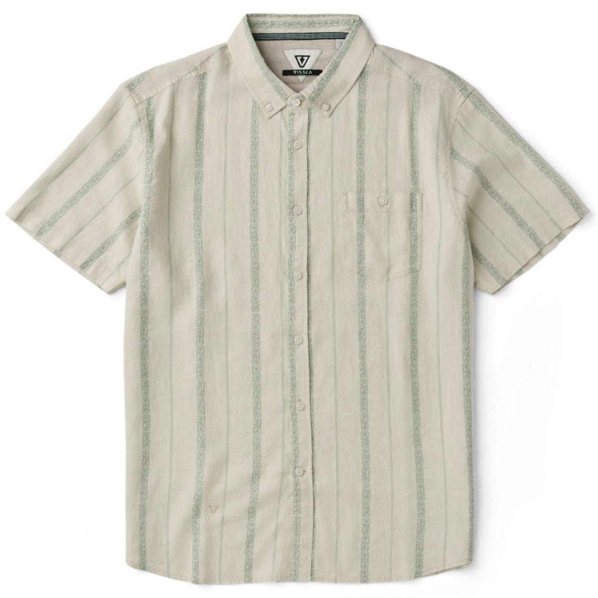 Vissla Lost Coast Short Sleeve Shirt in Vintage White - BoardCo