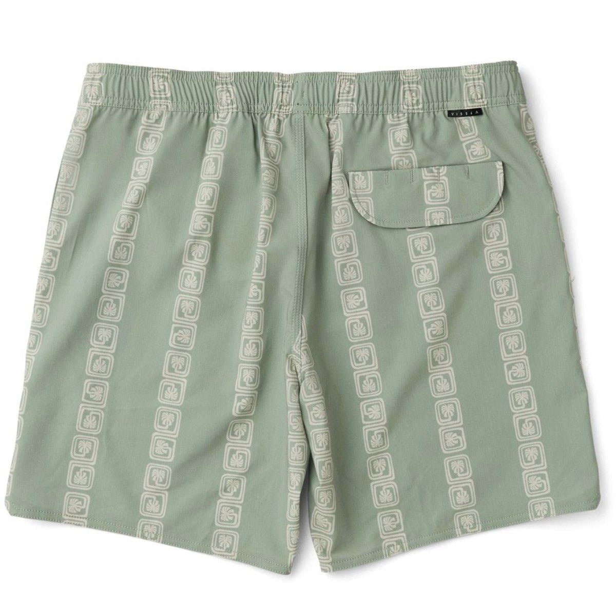 Vissla Lost Cost 16.5" Ecolastic Boardshorts in Sage - BoardCo