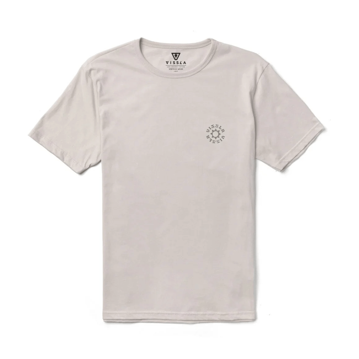 Vissla Mizaru Organic Tee in Bone - BoardCo