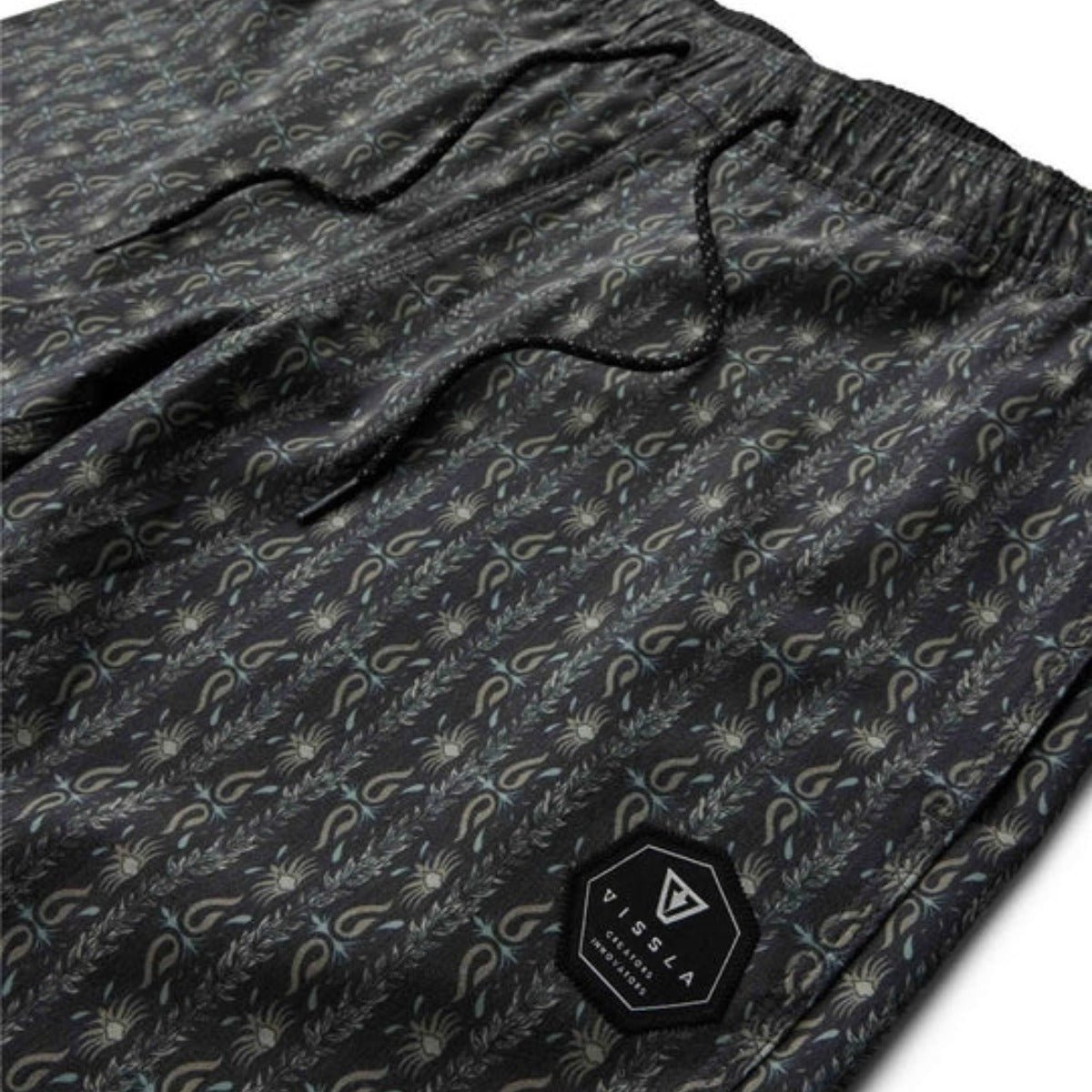 Vissla Out West 16.5" Ecolastic Boardshorts in Phantom - BoardCo
