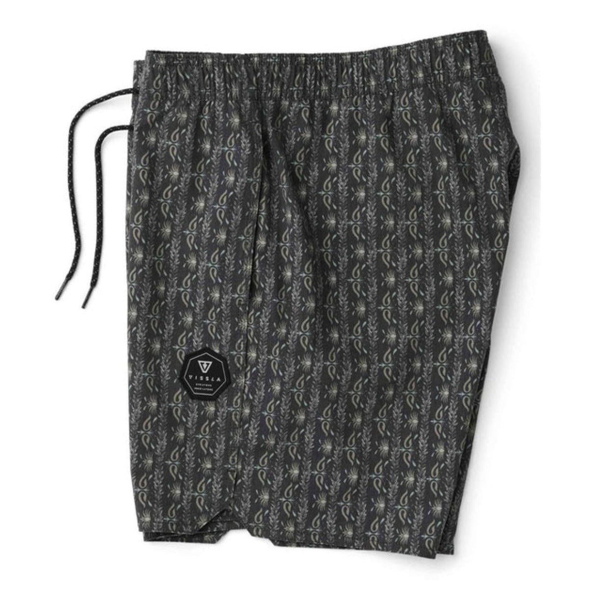 Vissla Out West 16.5" Ecolastic Boardshorts in Phantom - BoardCo