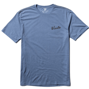 Vissla Reefer Comp Lite Eco Drirelease Tee in Harbor Blue Heather - BoardCo