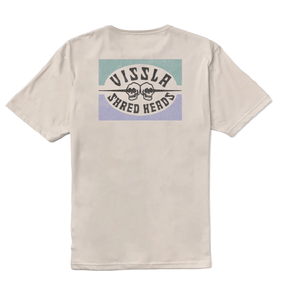 Vissla Shred Heads Organic Tee in Bone - BoardCo