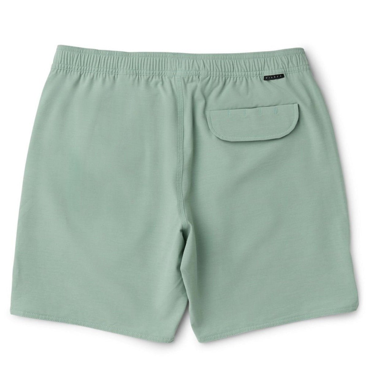 Vissla Solid Sets 17.5" Ecolastic Boardshorts in Aloe - BoardCo