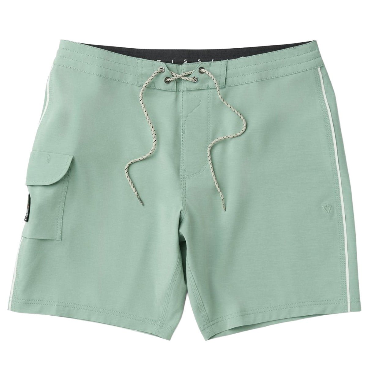 Vissla Solid Sets 18.5" Boardshorts in Aloe - BoardCo