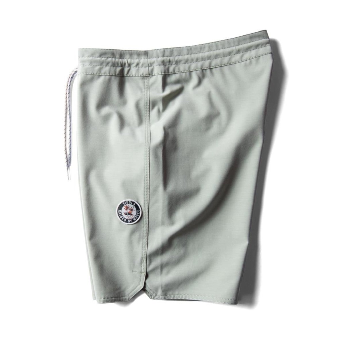 Vissla Solid Sets 18.5" Boardshorts in Light Sage - BoardCo