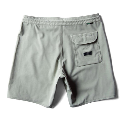 Vissla Solid Sets 18.5" Boardshorts in Light Sage - BoardCo