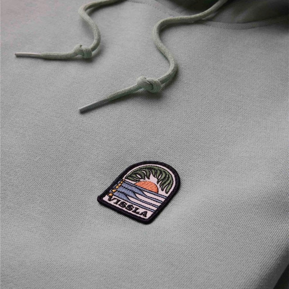 Vissla Solid Sets Eco Pullover Hoodie in Aloe - BoardCo
