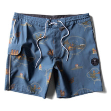 Vissla Soren Wavy West 17.5" Boardshort in Tidal Blue - BoardCo