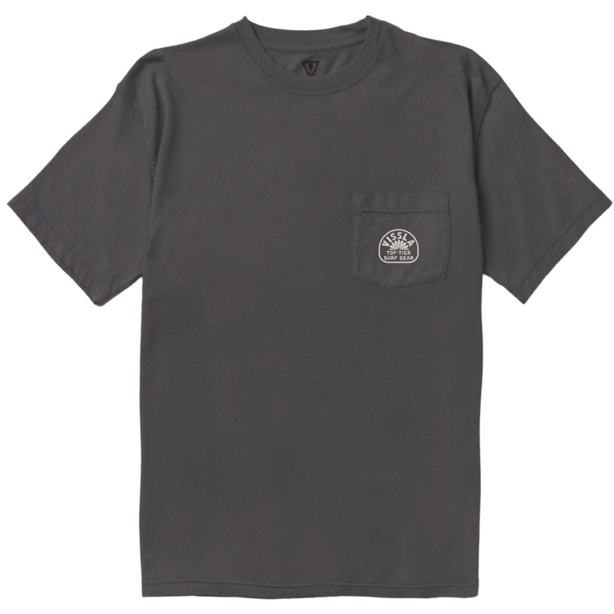 Vissla Top Tier Organic Pocket Tee in Midnight - BoardCo