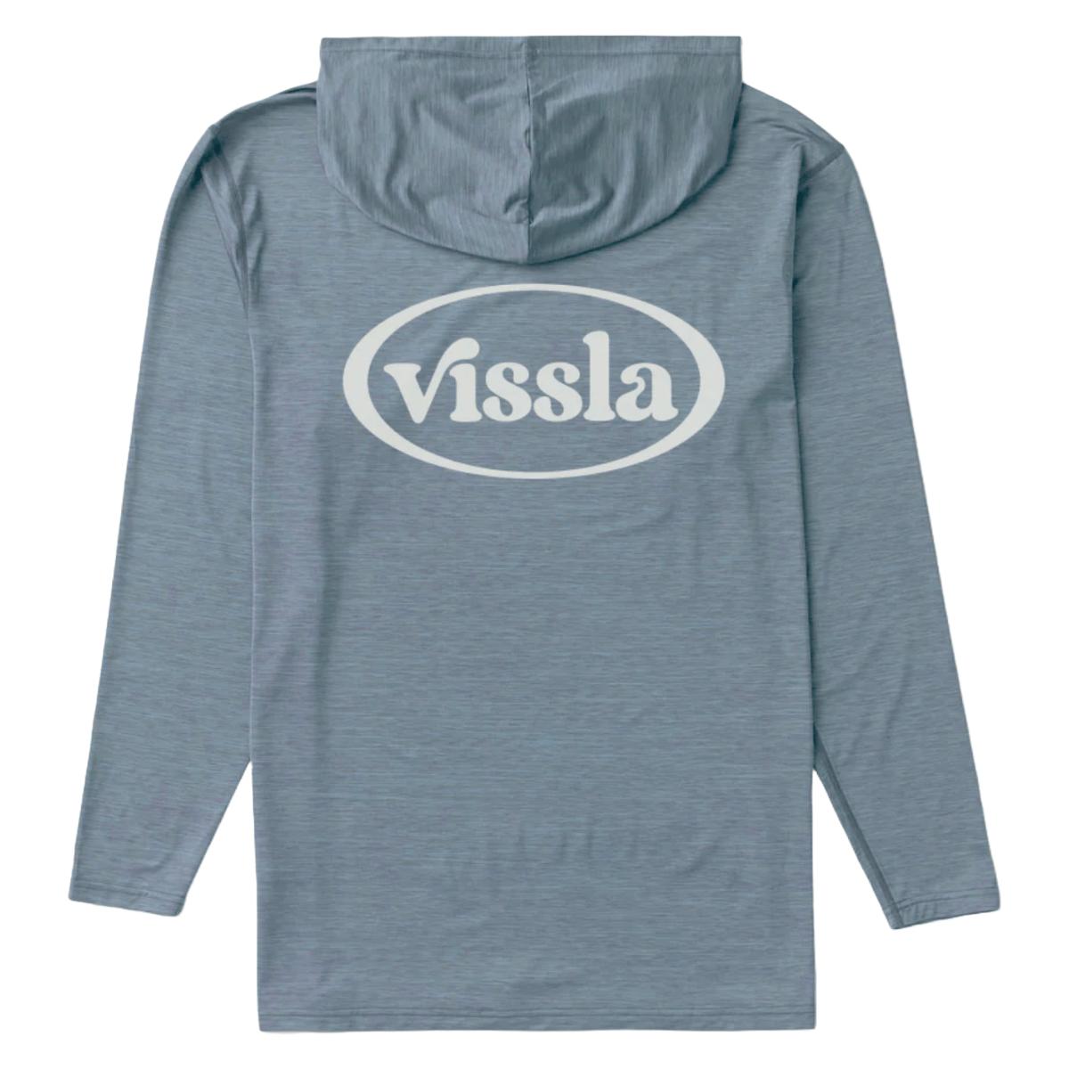 Vissla Twisted Eco Hooded Long Sleeve Sun Shirt in Slate Heather - BoardCo