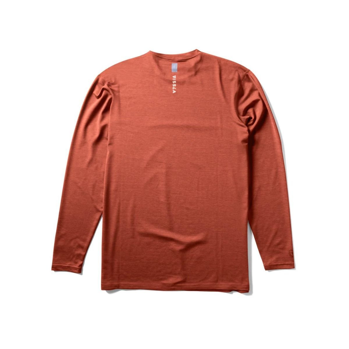 Vissla Twisted Eco LS Rash Guard in Brick Heather - BoardCo