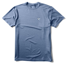 Vissla Twisted Eco SS Rash Guard in Dusk Heather - BoardCo
