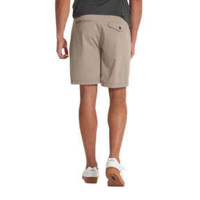 Vuori Pebble Hybrid Shorts in Gravel - BoardCo