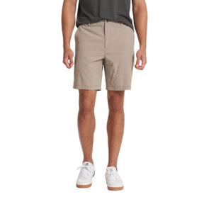 Vuori Pebble Hybrid Shorts in Gravel - BoardCo