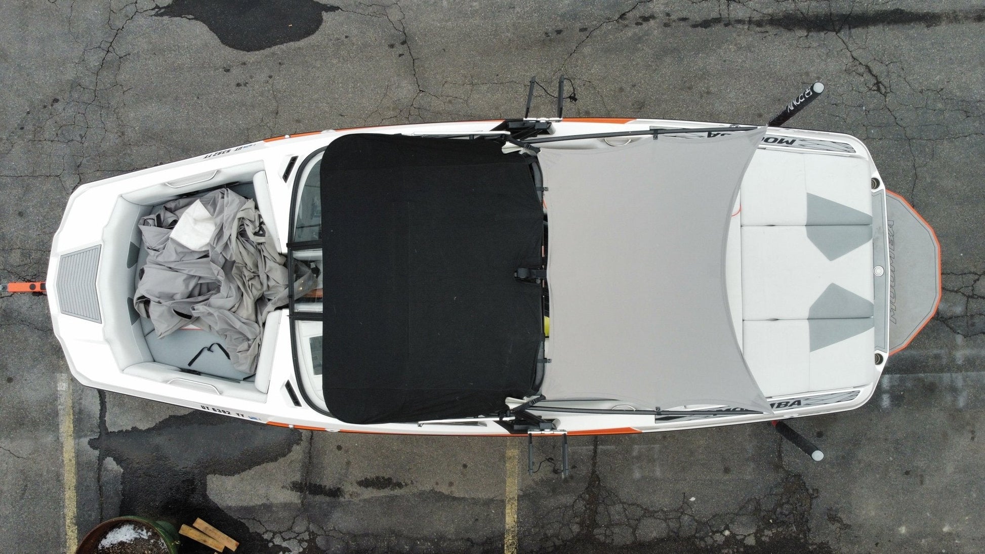 5' Skier's Choice - Moomba -Supra - Aviator/A3/PRO Tower Mounted Shade Sail - BoardCo