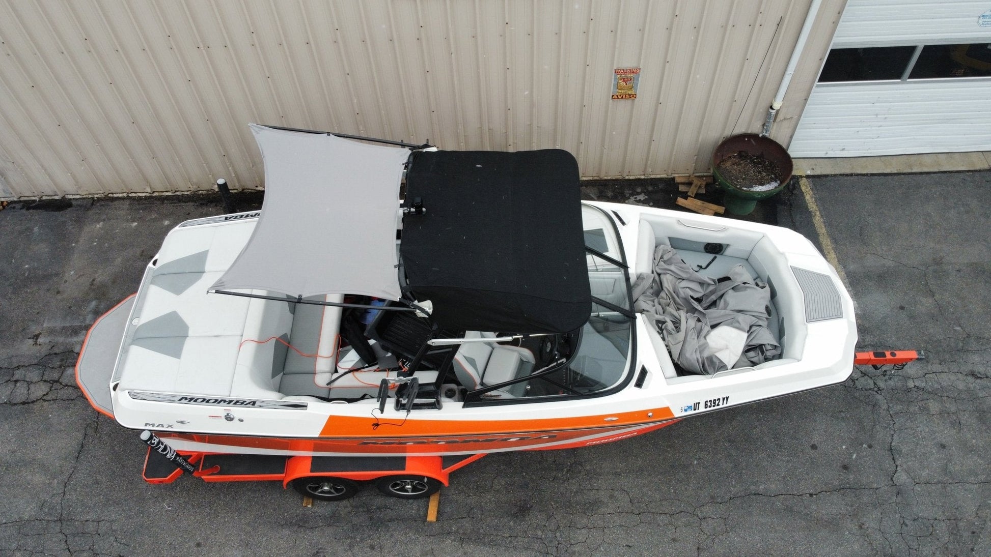 5' Skier's Choice - Moomba -Supra - Aviator/A3/PRO Tower Mounted Shade Sail - BoardCo