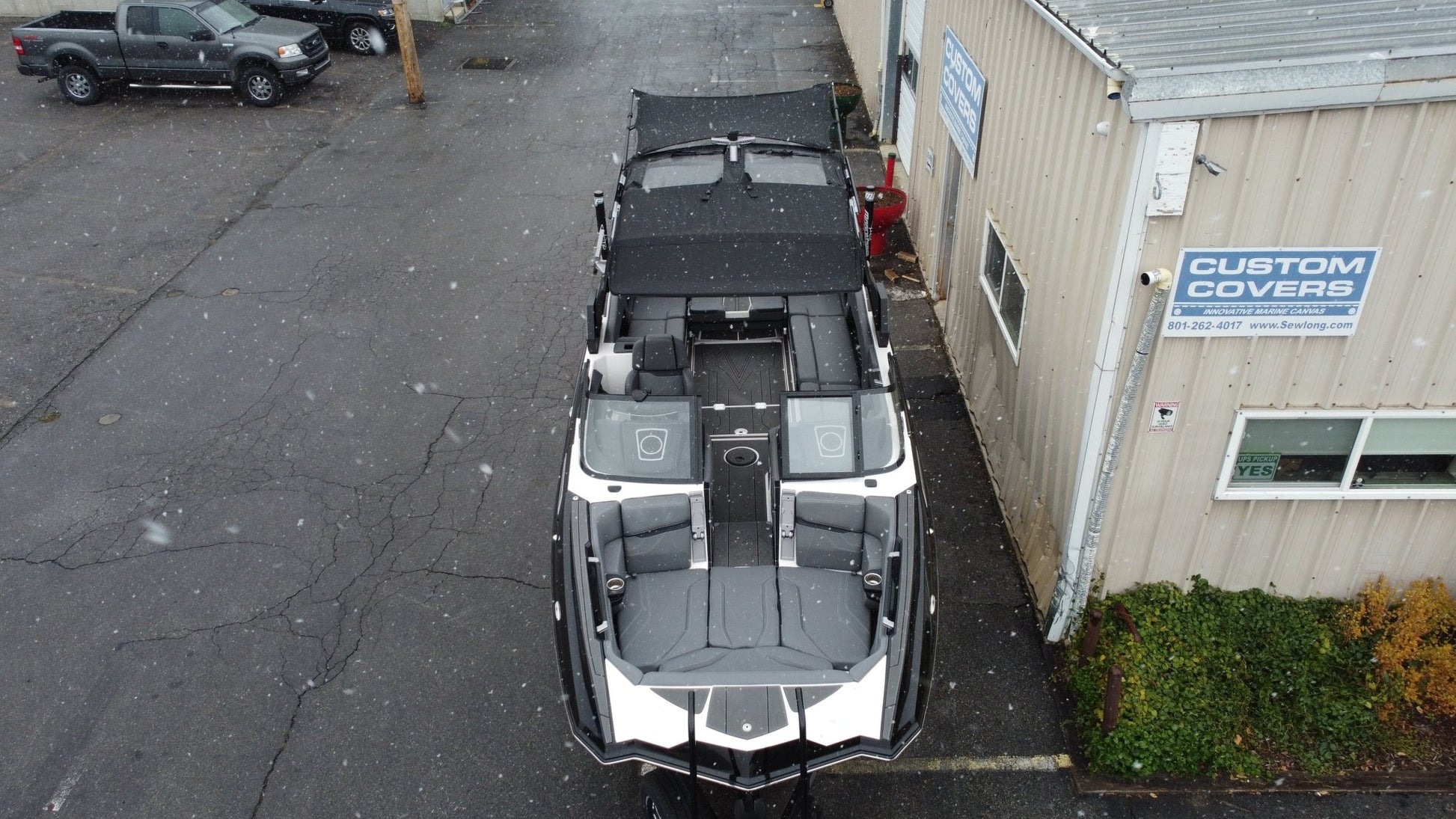 5' Supra FX1 Tower Mounted shade Sail - BoardCo