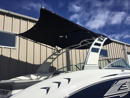 5' Tower Mounted Shade Sail 23' Chaparral with Velocity Tower - BoardCo