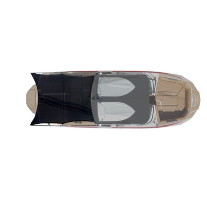 8' Folding Canopy Mounted Shade Sail, 71" - 73" Wide - BoardCo