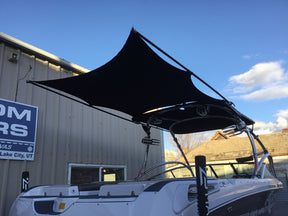 8' Folding Canopy Mounted Shade Sail, 74"-76" Wide - BoardCo